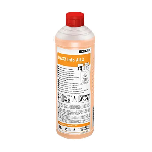 Лужний мийний засіб для чищення ванної кімнати Maxx Into Alk2 1 л Ecolab